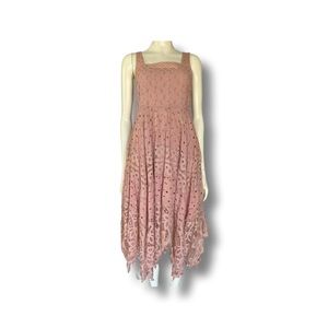 Maeve Pink Lace Dress